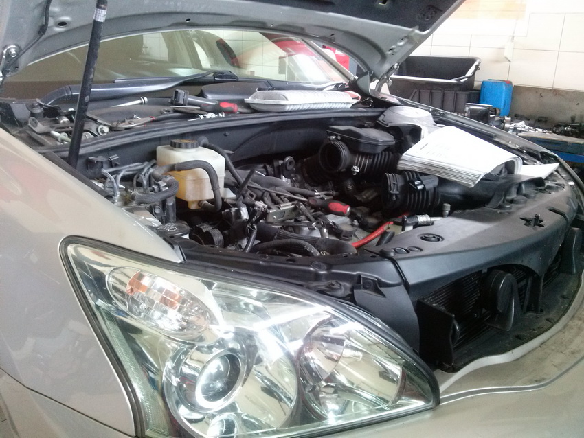 Lexus RX 400h wymiana napędu rozrządu . Rostek Auto